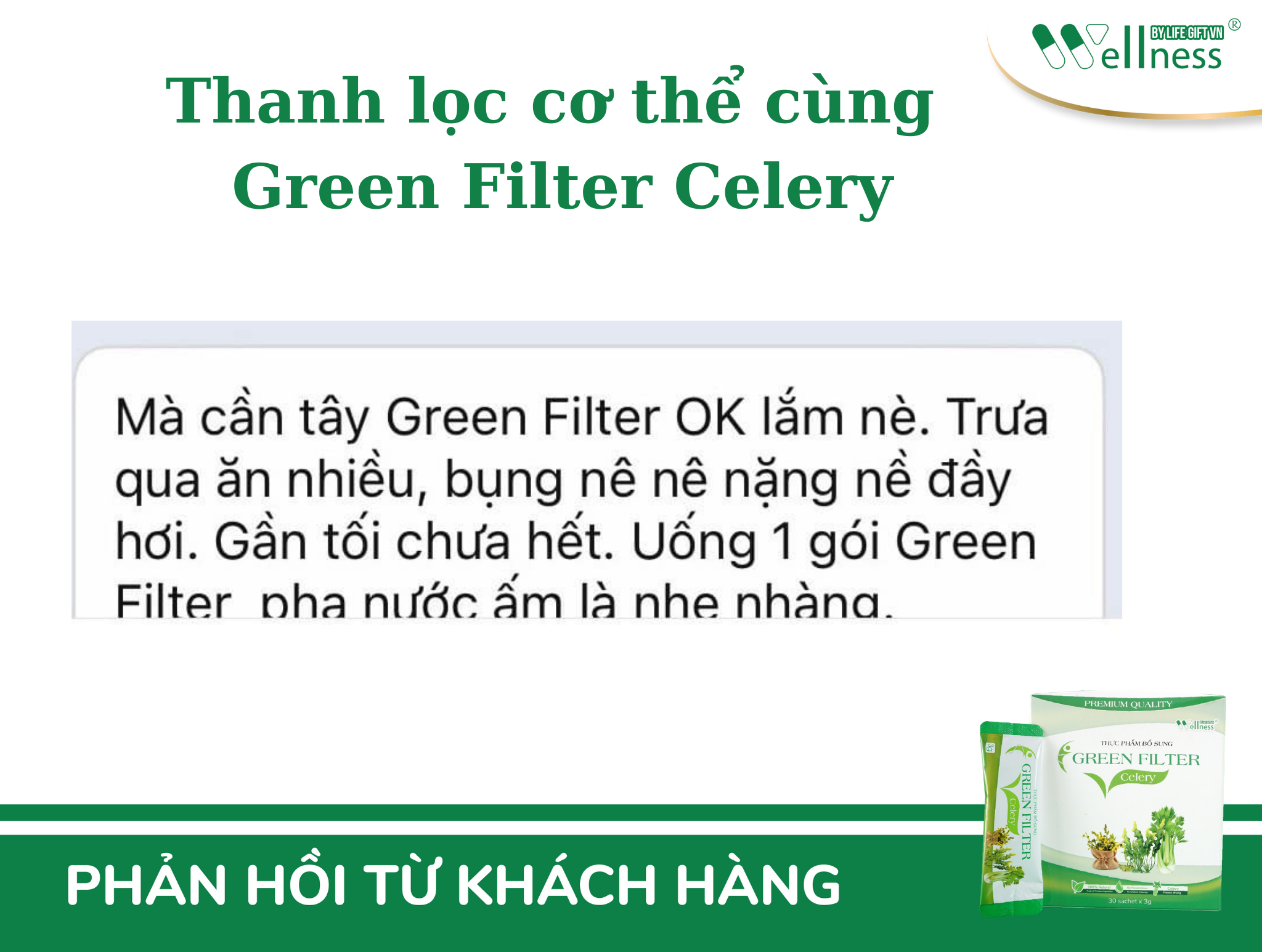 Thanh lọc cơ thể cùng Green Filter Celery